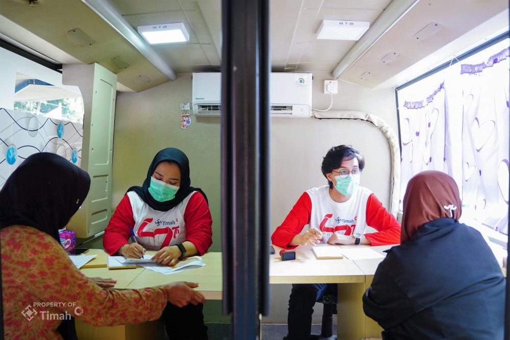 HUT ke-49 PT Timah: Ratusan Warga Datangi Layanan Kesehatan Gratis di Bangka Selatan