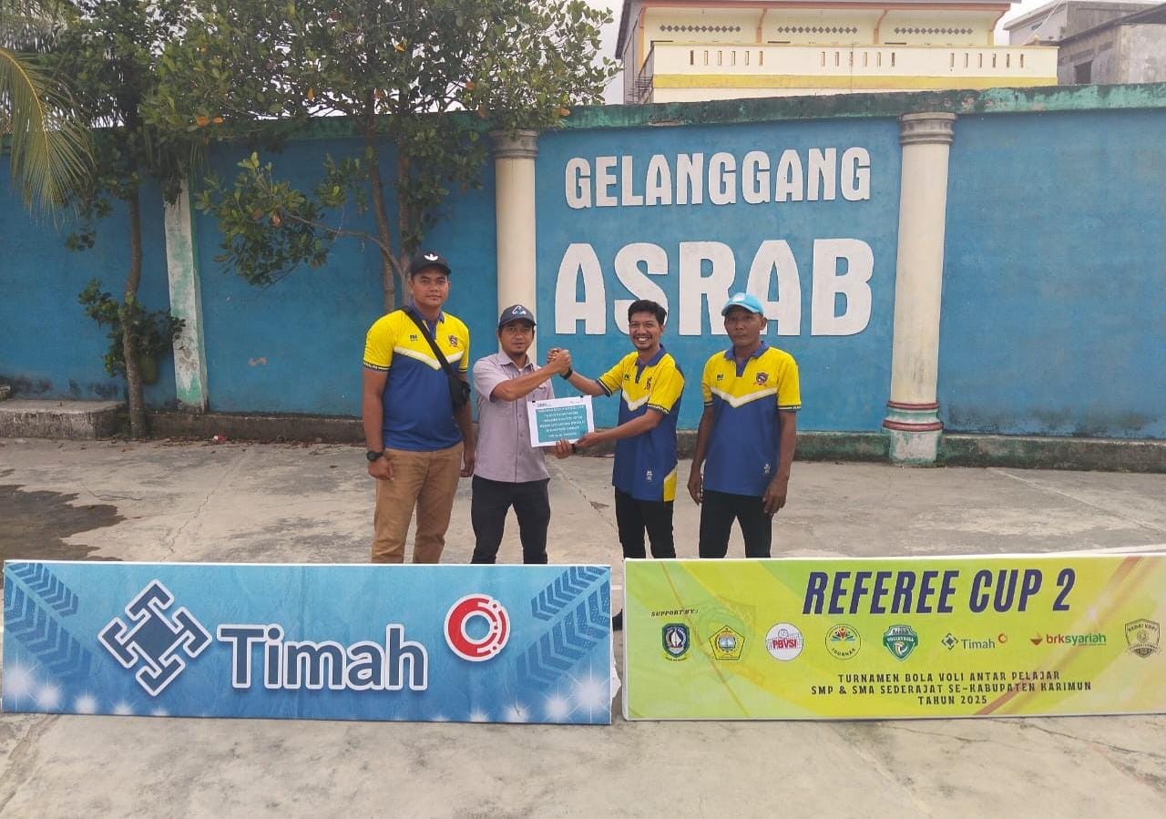 Atlet Dukung Prestasi Voli di Kabupaten Karimun, Piala Wasit PT Timah Dukung Referee Cup 2