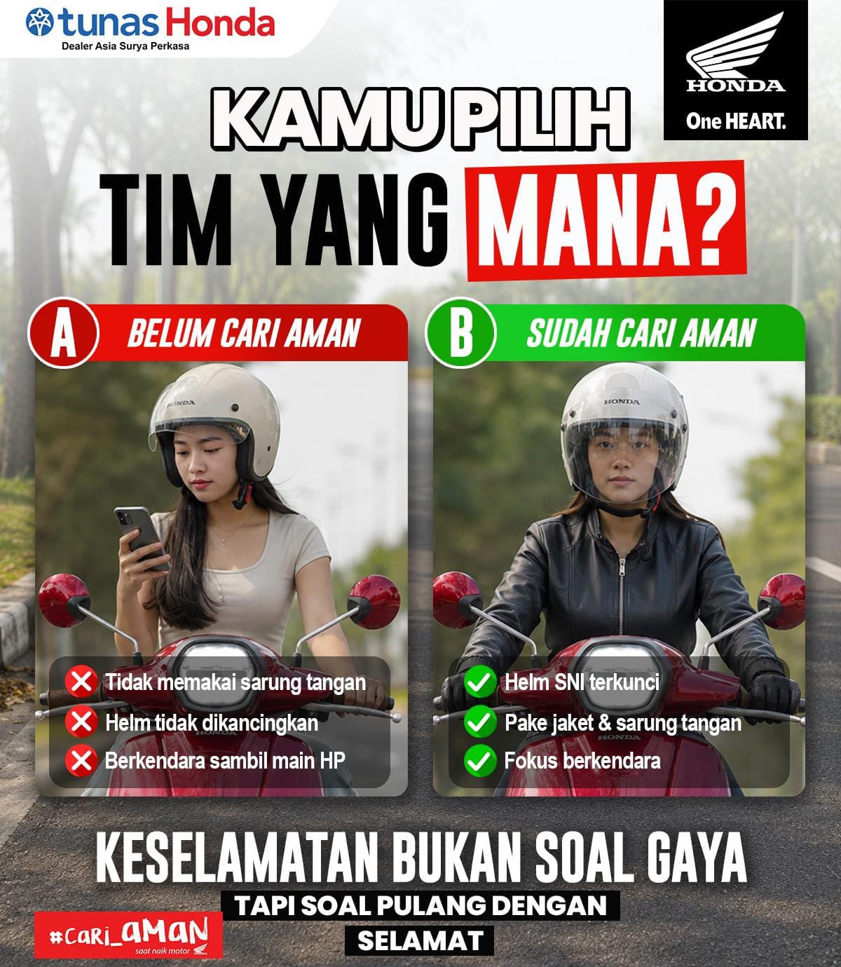 Honda Babel Ajak Pengendara Utamakan Keselamatan Saat Berkendara