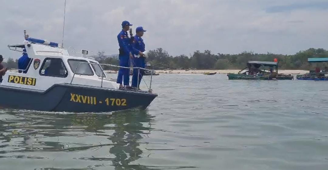 Polres Bangka Barat Razia Tambang Ilegal Tembelok 