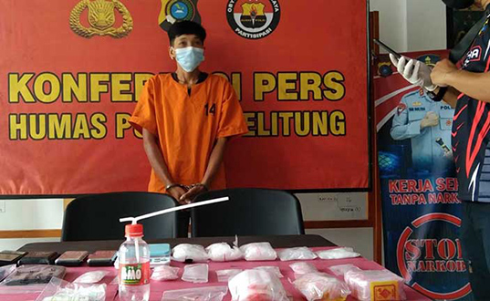 Kasus Sabu Rp 600 Juta di Belitung, Putri Tersangka Tunggal