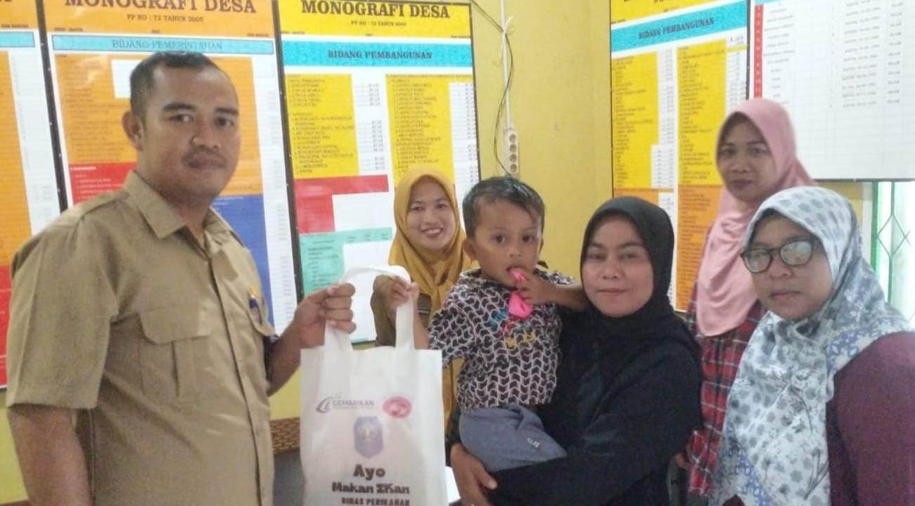 Dinas Perikanan Bantu Protein untuk Anak Stunting 