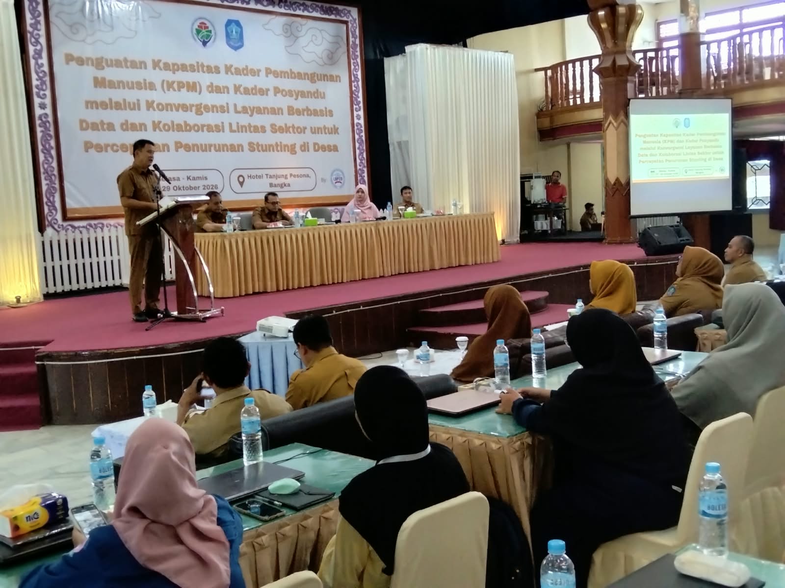 Bimtek Penguatan KPM & Kader Posyandu, Bupati Fery Insani Targetkan Desa Bebas Stunting