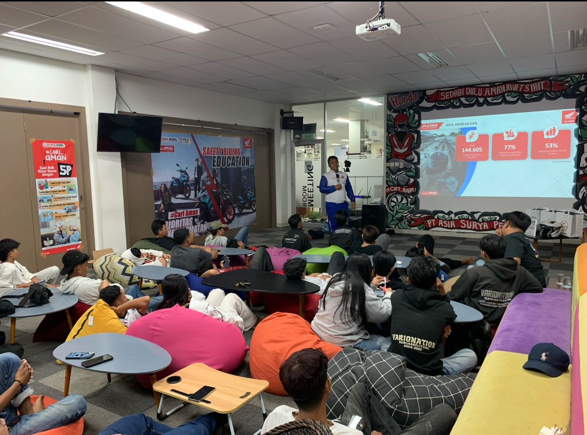 Honda Babel Edukasi Komunitas Lewat Edukasi Safety Riding For Community Varionation