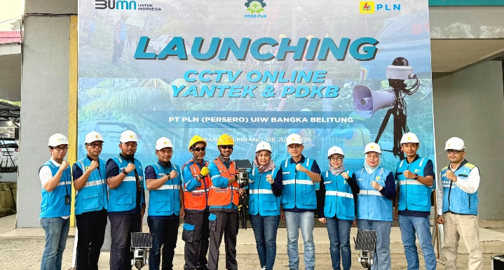 PLN UIW Babel Resmikan HSSE Control Center dan CCTV Online Yantek-PDKB