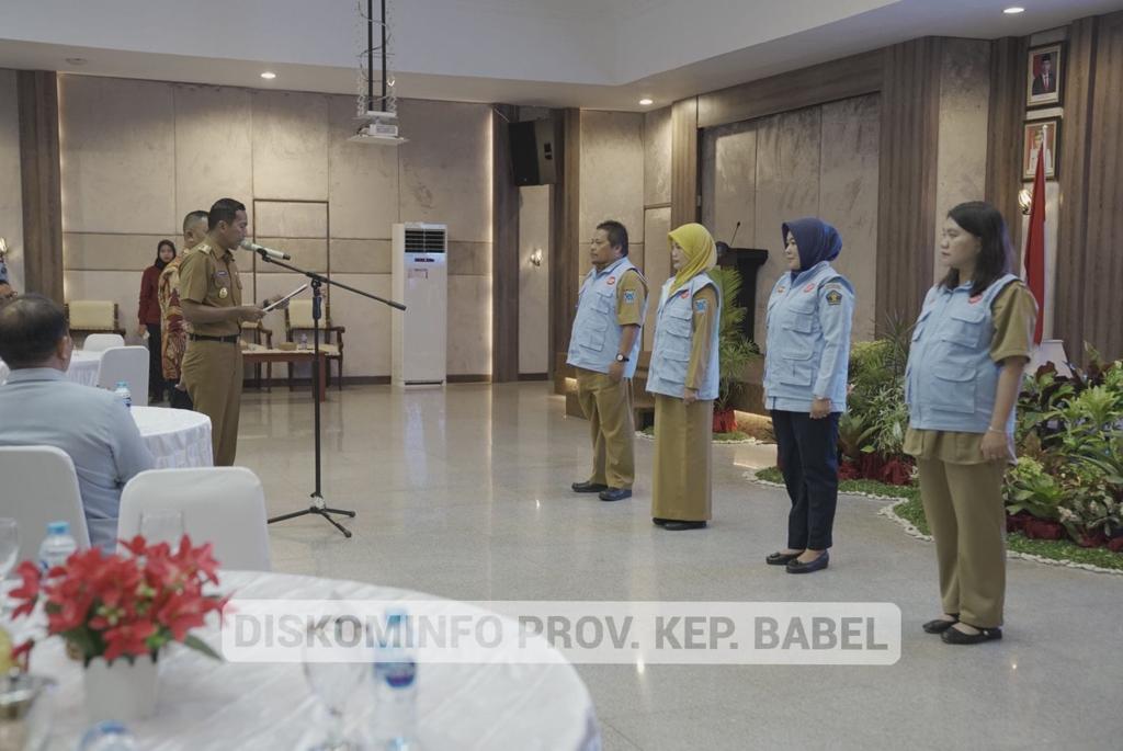 Pj Gubernur Suganda Kukuhkan Pengurus Forum Komunikasi Penyuluh Anti Korupsi Babel 