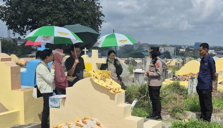 Jelang Puncak Cheng Beng, Polresta Pangkalpinang Gencarkan Patroli di Perkuburan Sentosa