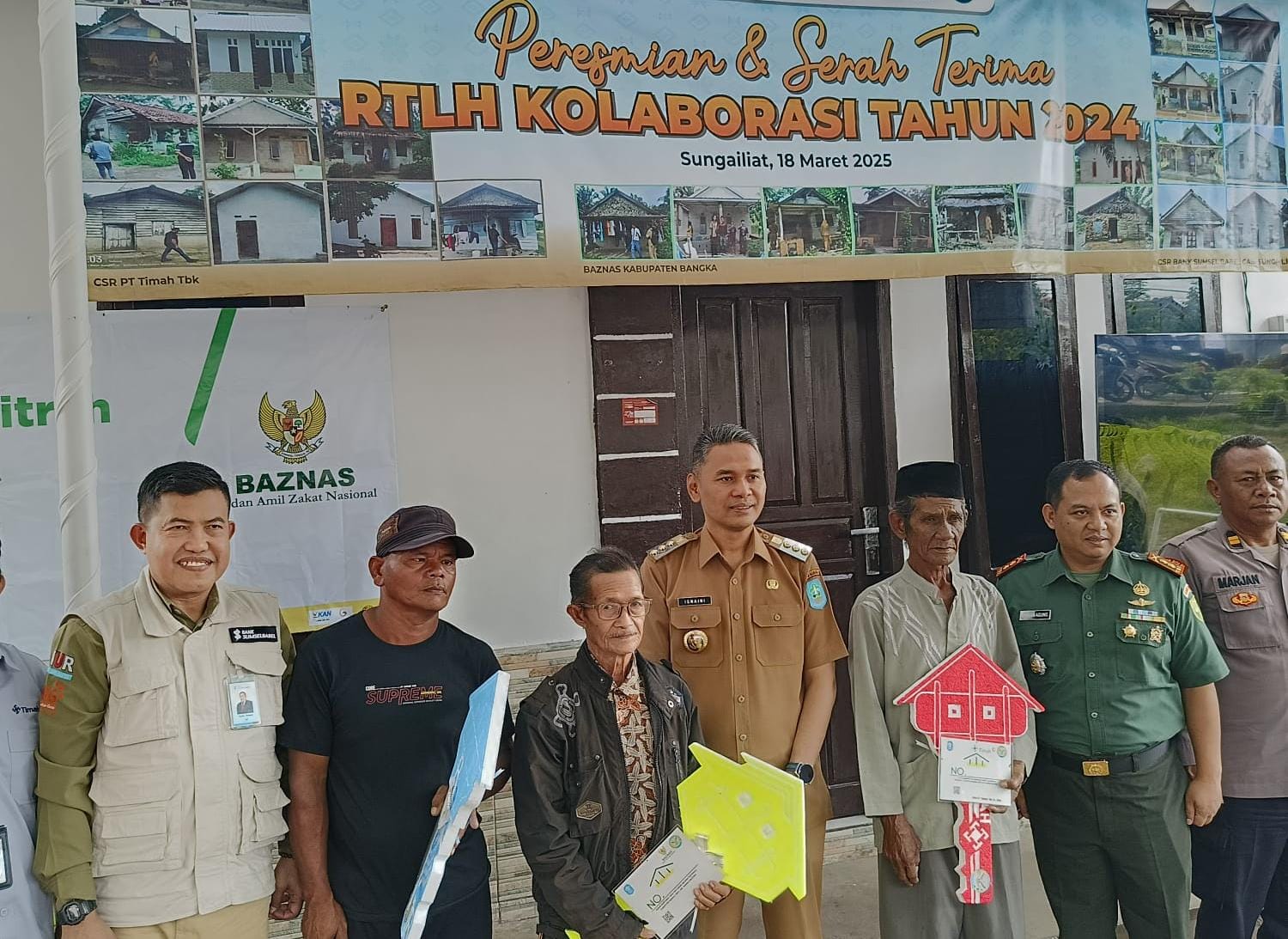 Program RTLH di Bangka, Bukti Dukungan BSB untuk Masyarakat