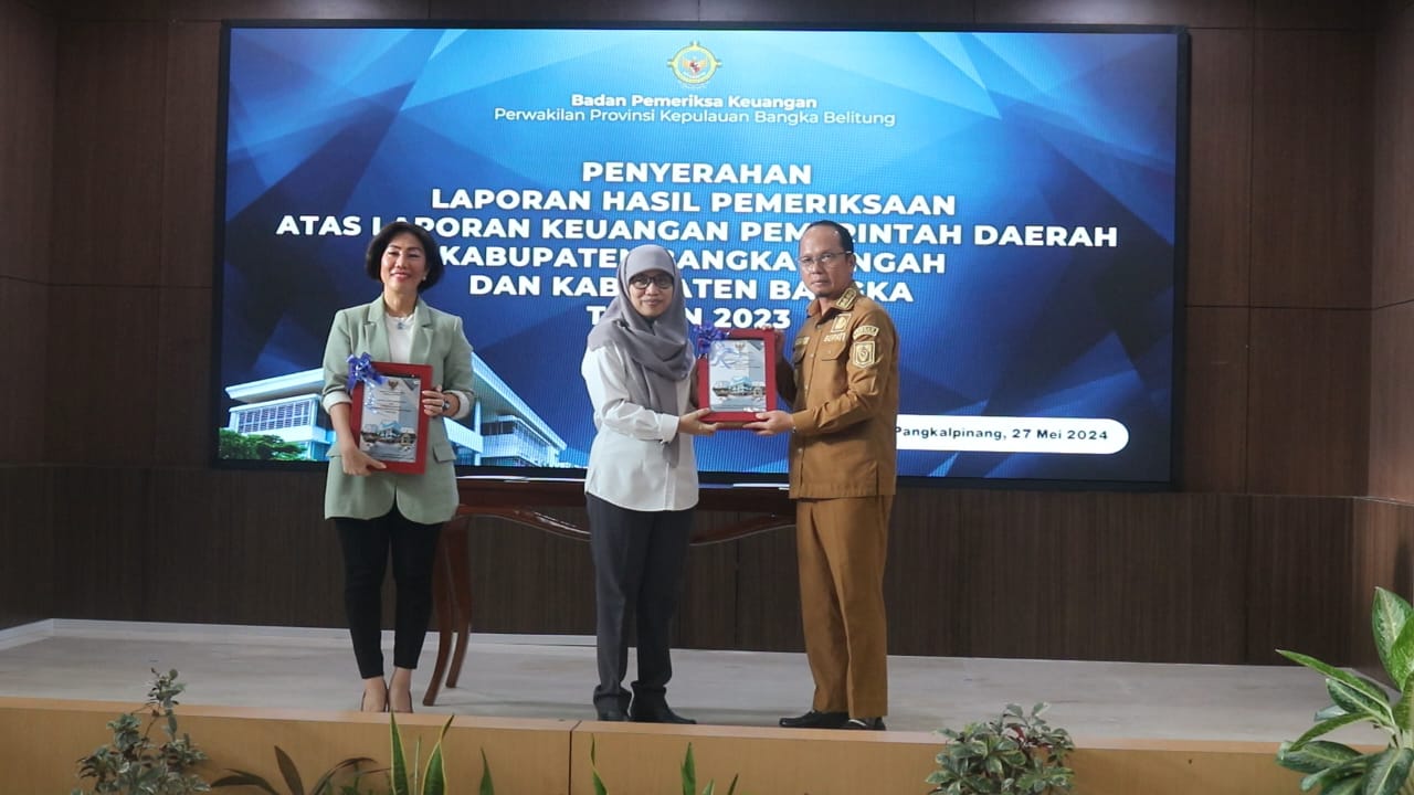 Pemkab Bangka Tengah Kembali Raih Predikat Opini Wajar Tanpa Pengecualian