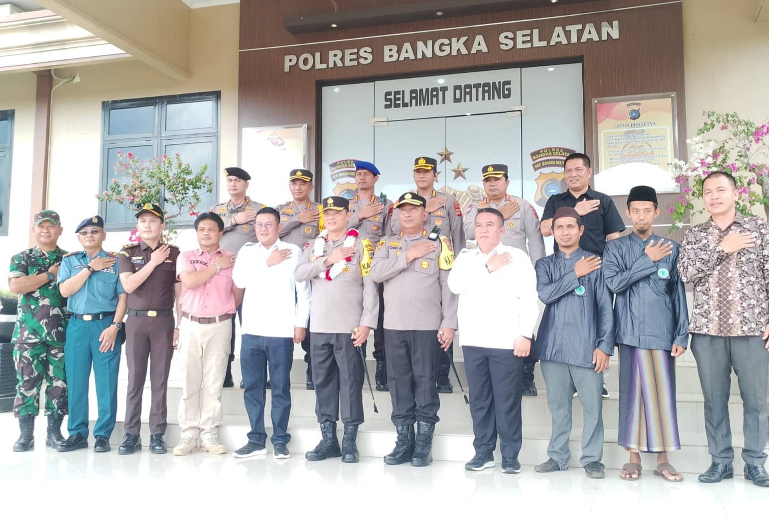 Kunjungi Polres Basel, Kapolda Tegaskan Pengamanan Pemilu Menjadi Prioritas