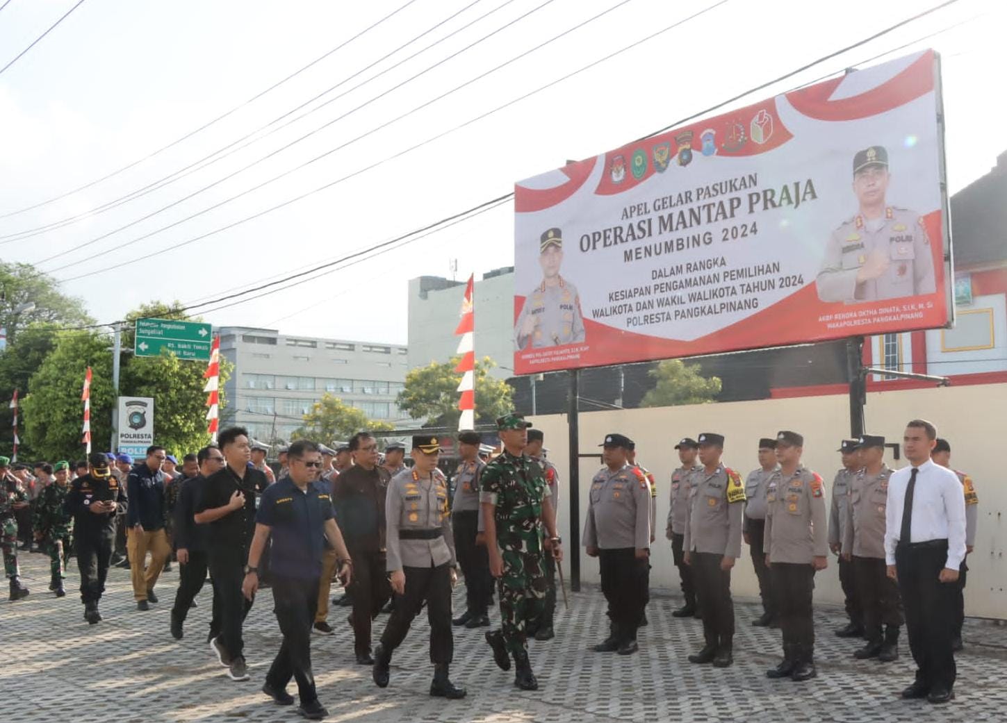 Polresta Pangkalpinang Siap Amankan Pilkada Pangkalpinang, Siagakan 398 Personel