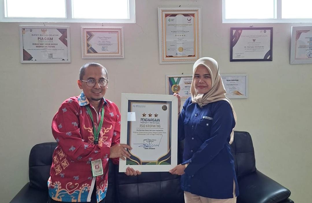 Komitmen Pelayanan Terbaik RSUD Kriopanting, BPJS Berikan Penghargaan 