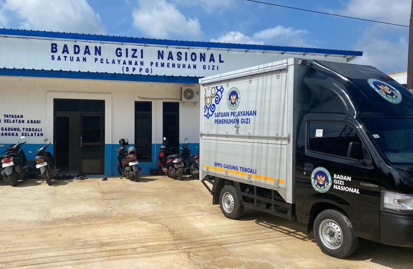 SPPG Gadung 01 Beroperasi, Segini MBG yang Dibagikan ke Empat Sekolah di Toboali 