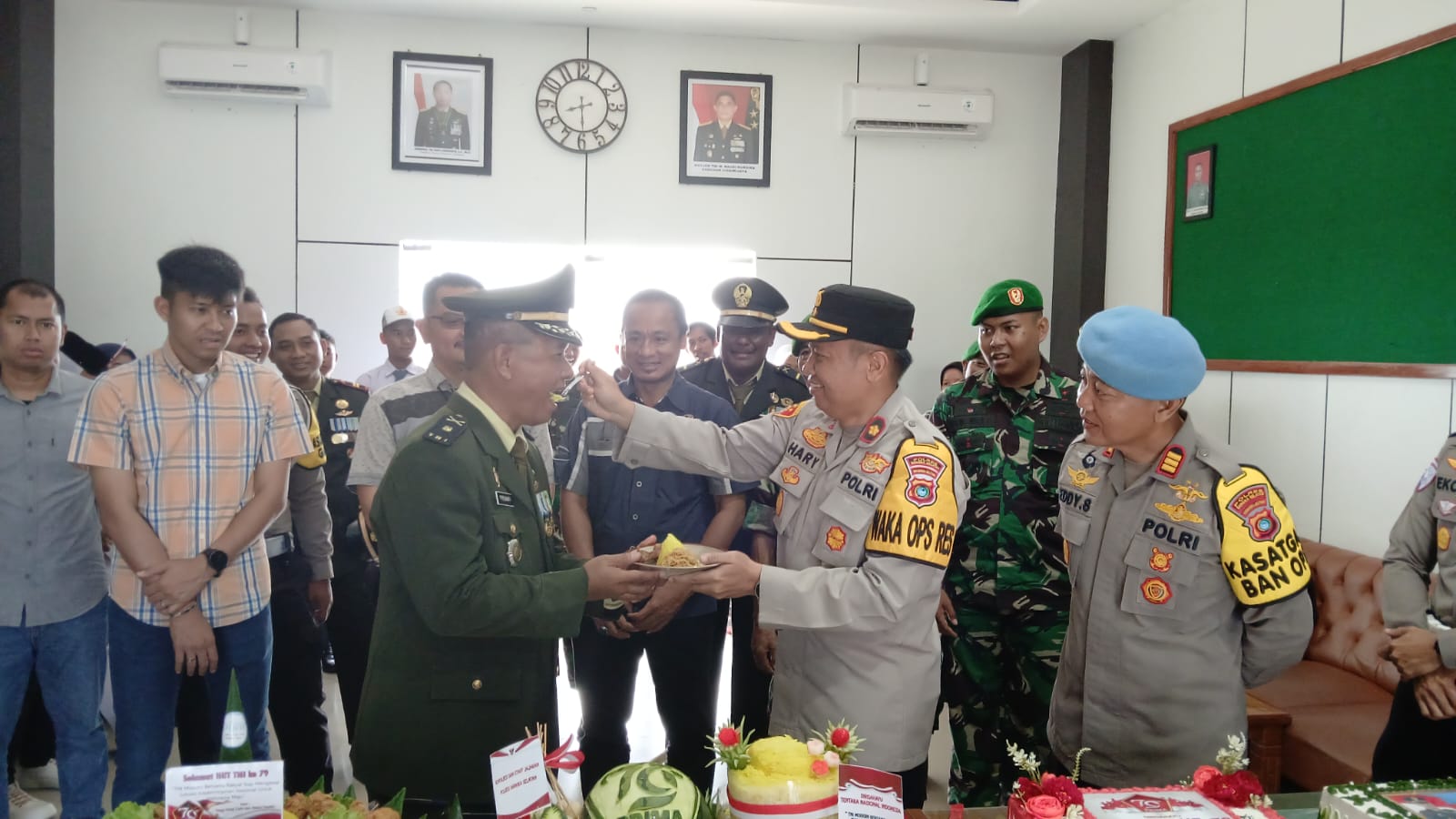 HUT 79 TNI, Kodim 0432 Dapat Surprise Polres Basel, Ini Harapannya 