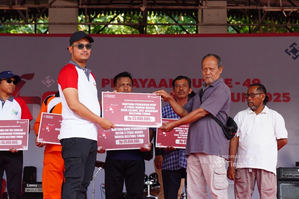 PT Timah Bantu Renovasi Rumah Warga Belitung Timur, Nursen Nein Tak Lagi Khawatir Saat Musim Hujan