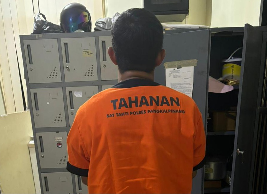 Mau Untung Malah Buntung, Karyawan Swasta di Pangkalpinang Nyambi Kurir Sabu Ditangkap Polisi