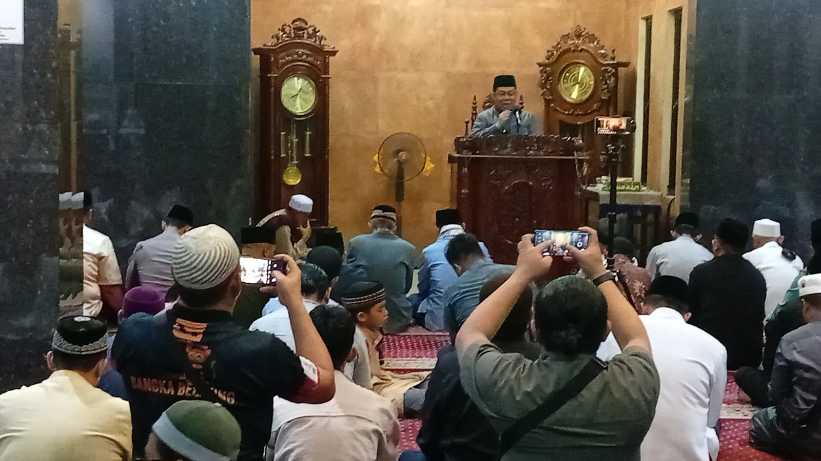 Safari Ramadan di Masjid Permuthi Melintang, Ini Pesan PJ Wako Unu