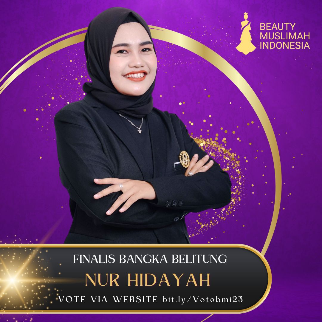 Yuk Vote Nur Hidayah, Miak Jebus Bersaing Jadi Beauty Muslimah Indonesia 2023