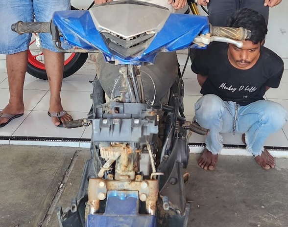 Motor Curian Dijual Lewat Medsos, Laku Rp 1,5 Juta.  Pembeli Tak Dikenal?