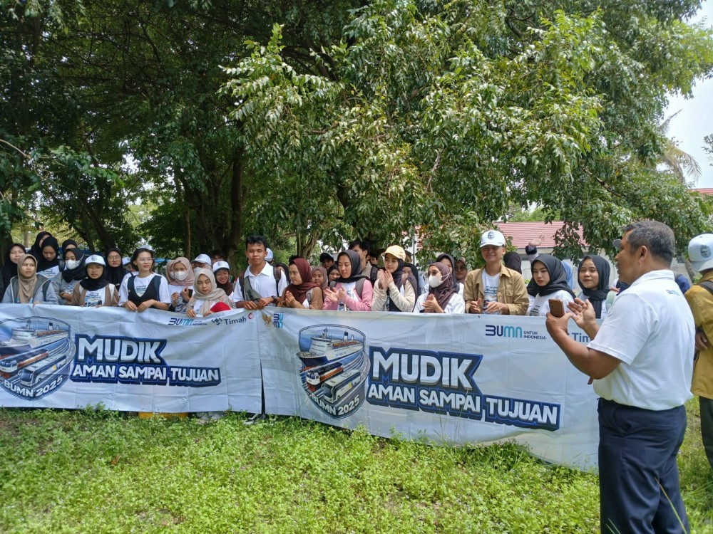 Rombongan Peserta Mudik Gratis Bersama PT Timah Mulai Berdatangan ke Pelabuhan Tanjung Kalian