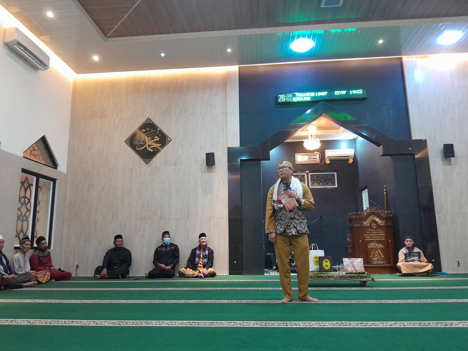 Ustadz Koko Liem Hadir di Mesjid Al Ikhlas Air Salemba Pangkalpinang