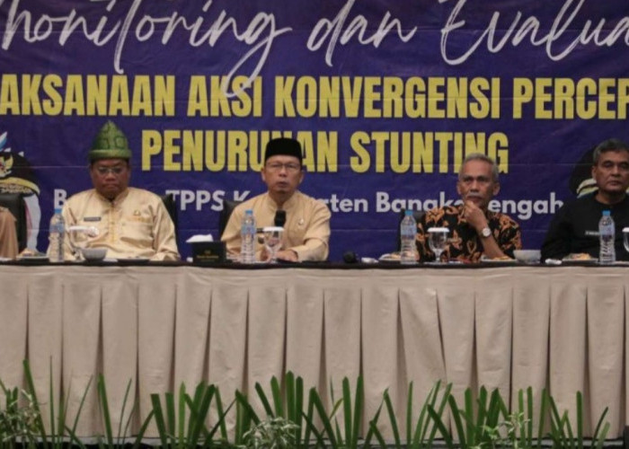Manajemen Data dan Solusi Jadi Poin Penting Bupati Bangka Tengah Saat Monev Stunting