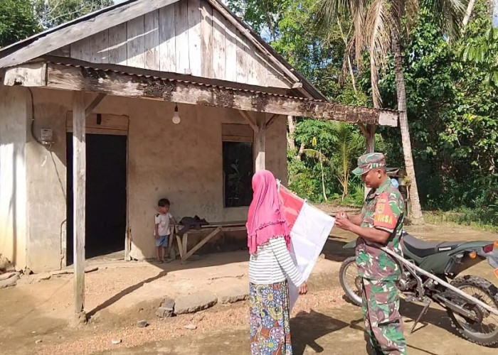 Dukung Gerakan Nasional Pemasangan 10 Juta Bendera, Dandim Basel Intruksikan Ini ke Jajaran Babinsa 