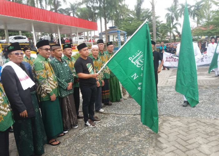 Kirab Meriahkan Harlah 1 Abad Nahdlatul Ulama di Pangkalpinang 