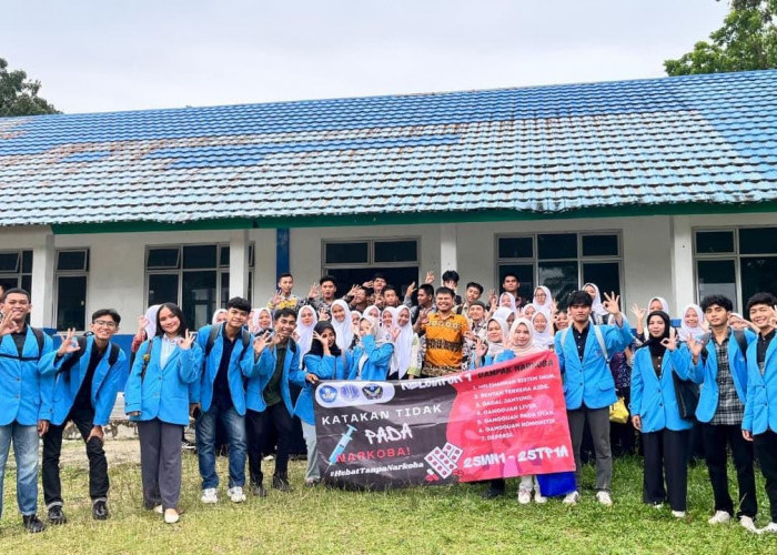 Mahasiswa UBB Edukasi Pelajar SMAN 3 Pangkalpinang tentang Bahaya Narkoba
