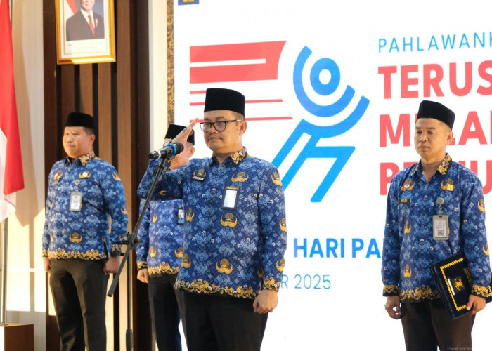 Kemenkum Babel Gelar Upacara Peringatan Hari Pahlawan Tahun 2025