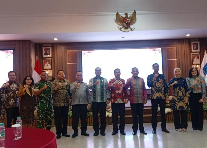 Sekda Hadiri Pengukuhan Kepala OJK Babel Yang Baru