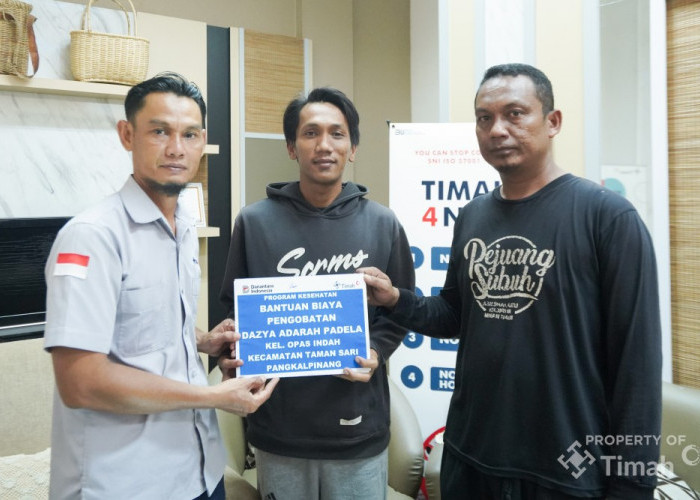 Ringankan Biaya Pengobatan Warga, PT TIMAH Tbk Berikan Tali Asih untuk Dazya 