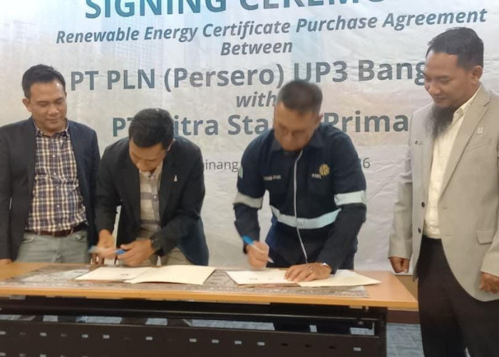 PT PLN UIW Babel Apresiasi PT MSP yang Konsisten Gunakan Energi Hijau