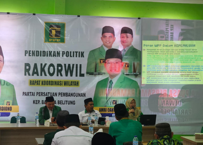 Rakorwil PPP Babel Perkuat Konsolidasi Menuju Pemenangan 2029