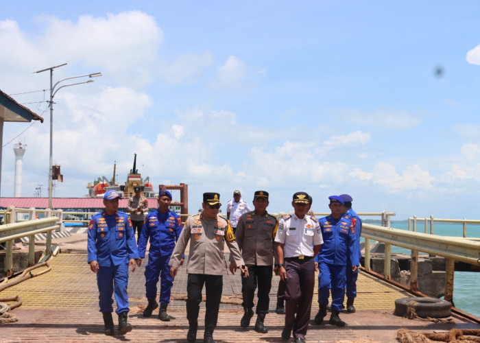 Jamin Keamanan dan Kondusif Selama Mudik Lebaran, Kapolres Cek Pos Pengamanan Sadai 