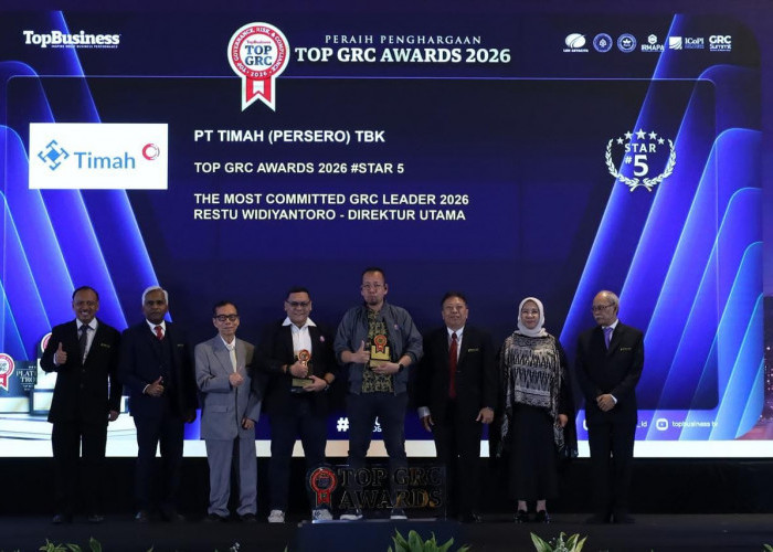 Perkuat Tata Kelola Perusahaan, PT Timah Raih Dua penghargaan TOP GRC Awards 2026