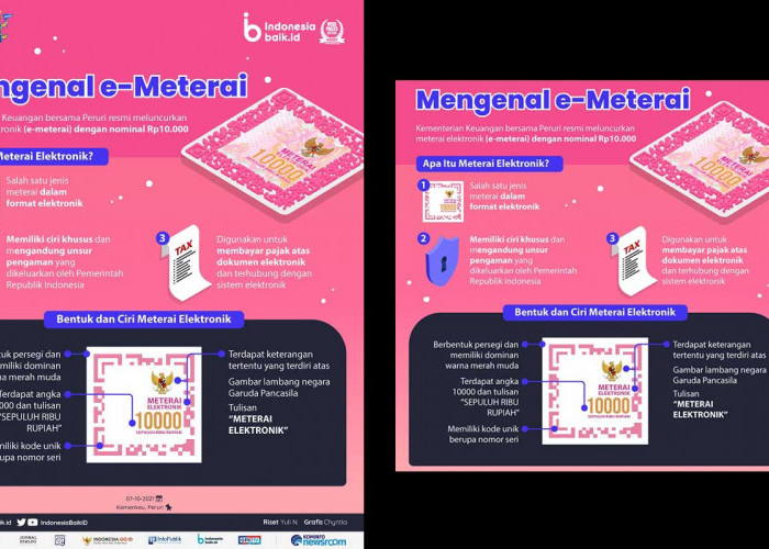 E-Meterai Resmi Diterbitkan, Begini Cara Beli dan Pakainya