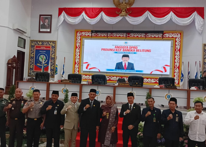 Rustam Mataris Resmi Jadi Anggota DPRD Babel Gantikan Zeki Yamani