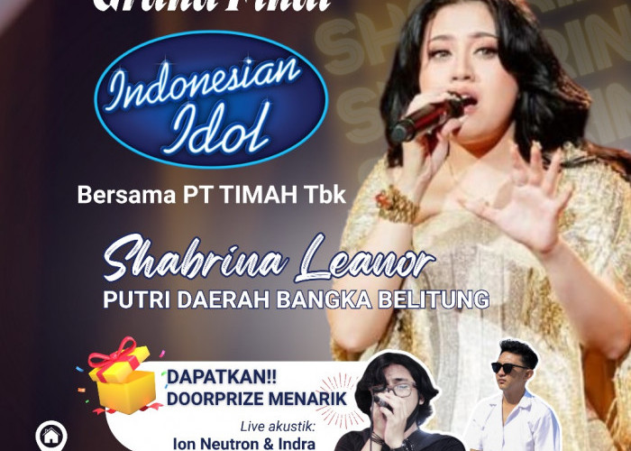 Dukung Shabrina Leanor jadi Juara Indonesia Idol, PT Timah Gelar Nobar di Tiga Kabupaten/Kota di Babel 
