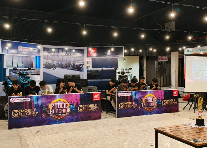 Honda Babel Sukses Gelar Turnamen Mobile Legends Pelajar di Regional Public Launching All New Honda Vario 125