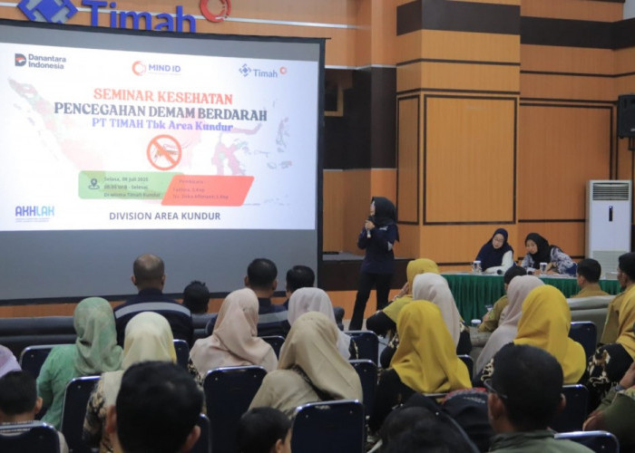 PT Timah dan Puskesmas Kundur Barat Gelar Seminar Kesehatan untuk Warga