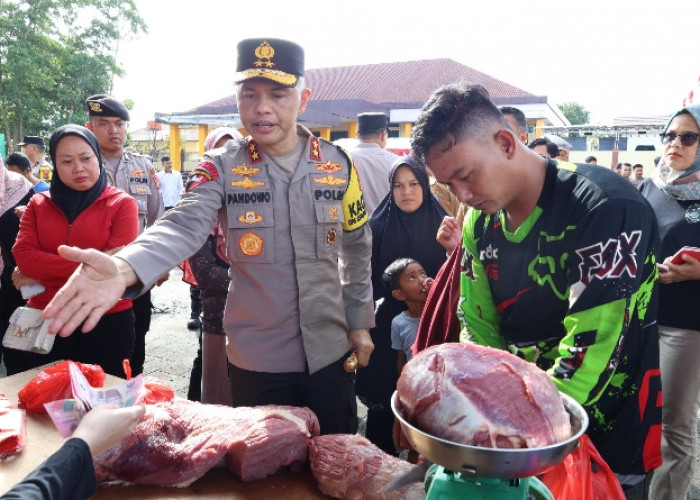 Polda Babel Gelar Bazar Polri Presisi, Bantu Masyarakat Penuhi Kebutuhan Jelang Idul Fitri