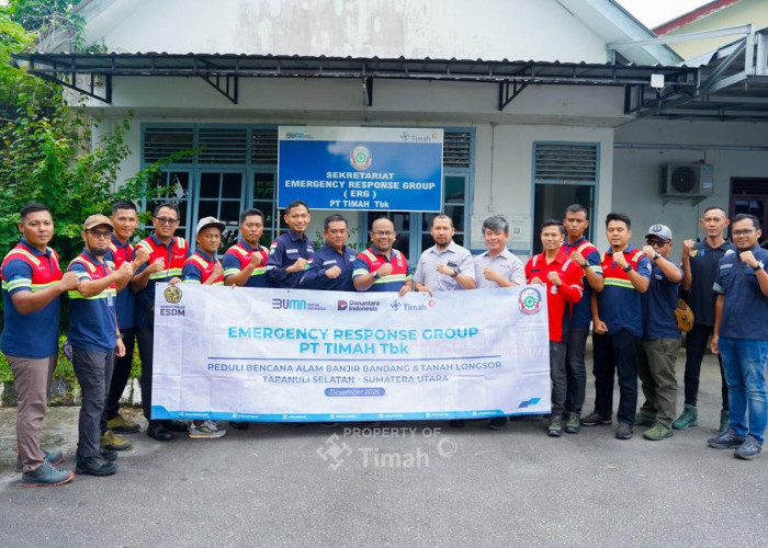 PT Timah Tbk Berangkatkan Tim Emergency Response Group untuk Misi Kemanusiaan di Sumatera Utara 