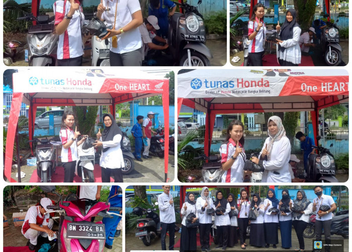 Road Show Goes To Intansi, Honda TDM Sungailiat Sambangi Dinas Perikanan 