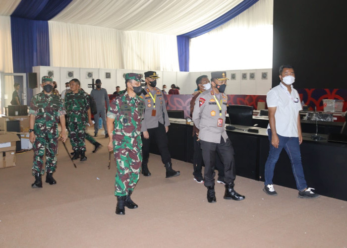 Personel TNI Jajaran Korem 045/Gaya Ikut Amankan Pelaksanaan G20 di Belitung