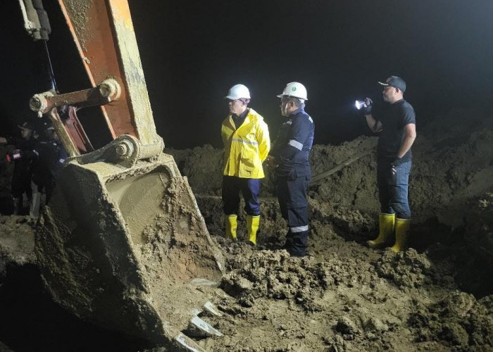 PT Timah Tbk Dampingi Proses Evakuasi Hingga Berikan Dukungan Moril Bagi Keluarga 