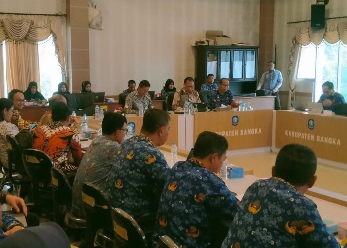 KPK Rakor dengan Pemkab Bangka, Capaian IPKD Dinilai Kurang Memuaskan