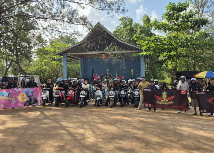 Scoopy VELOCREATIVITY: Serunya Rolling City & Ngumpul Gaya Bareng Komunitas Honda Toboali !