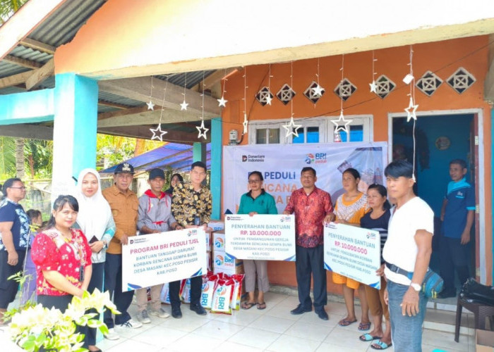Tanggap Bencana Gempa Poso, BRI Peduli Salurkan Bantuan Bagi Korban Terdampak
