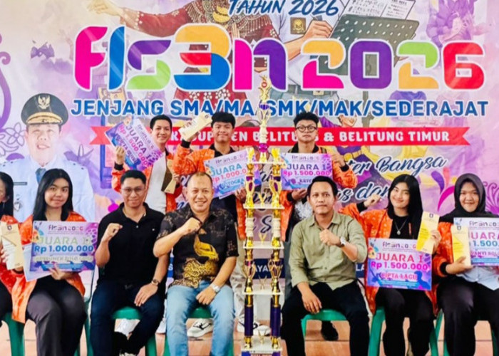 SMAN 1 Manggar Juara Umum FLS3N Beltim 2026, 4 Tahun Beruntun Tak Tergoyahkan